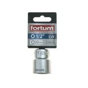 FORTUM HLAVICE NÁSTRČNÁ 1/2", 22MM, L 38MM, 4700422 - NÁSTRČNÉ HLAVICE, OŘECHY - RUČNÍ NÁŘADÍ