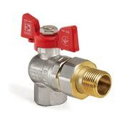 KULOVÝ KOHOUT SE ŠROUBENÍM, ROHOVÝ, MOTÝL, ČERVENÝ, KR.228 1/2"FM | KR.228 1/2"FM PROCRAFT - PŘÍSLUŠENSTVÍ (KOHOUTY, ŠROUBENÍ,...){% if kategorie.adresa_nazvy[0] != zbozi.kategorie.nazev %} - SANITA{% endif %}