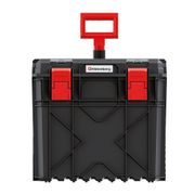 KUFR NA NÁŘADÍ S TRANSP. KOLEČKY X BLOCK LOG ČERNÝ 546X380X510MM - KUFRY, TAŠKY, ORGANIZÉRY NA NÁŘADÍ - PŘÍSLUŠENSTVÍ