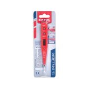 EXTOL PREMIUM ZKOUŠEČKA NAPĚTÍ DIGITÁLNÍ S DISPLEJEM 12-220V, DÉLKA 146MM, PRO AC/DC (STŘÍDAVÝ/STEJNOSMĚRNÝ PROUD), 8831210 - ZKOUŠEČKY NAPĚTÍ, MULTIMETRY - MĚŘÍCÍ TECHNIKA
