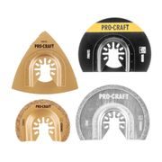 SADA NÁSTAVCŮ PRO MULTIFUNKČNÍ OSCILAČNÍ BRUSKU PROCRAFT MB8 | MB8 PROCRAFT - PRO RENOVÁTORY, MULTIBRUSKY - PŘÍSLUŠENSTVÍ