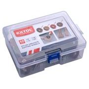 EXTOL PREMIUM KARTÁČE BRUSNÉ NYLONOVÉ, SADA 40KS, P80, P150, P240, P300, 8803761 - K PŘÍMÝM BRUSKÁM - PŘÍSLUŠENSTVÍ