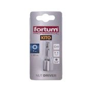 FORTUM KLÍČ NÁSTRČNÝ MAGNETICKÝ 1/4" STOPKA, 7X48MM, CRV, 4741607 - NÁSTRČKOVÉ BITY 1/4 - PŘÍSLUŠENSTVÍ