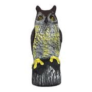 PLAŠIČ PTÁKŮ SOVA 41CM /SVÍTÍCÍ OČI, ZVUK/ - HUBIČE HMYZU - DŮM A DOMÁCNOST, ELEKTRO..