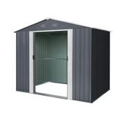 RIWALL PRO RMSA 6X8 ANTHRACITE ZAHRADNÍ DOMEK KOVOVÝ 2,4 X 1,7 M SE SEDLOVOU STŘECHOU ANTRACIT - ZAHRADNÍ DOMKY - DŮM A DOMÁCNOST, ELEKTRO..