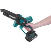EXTOL INDUSTRIAL PILA ŘETĚZOVÁ AKU JEDNORUČNÍ SHARE20V, 13CM, BRUSHLESS, 2AH, 8791922 - PROŘEZÁVACÍ PILY - ZAHRADA