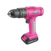 EXTOL LADY VRTACÍ ŠROUBOVÁK AKU S PŘÍKLEPEM, RŮŽOVÝ, 12V LI-ION, 2000MAH, V KUFRU S NÁŘADÍM, SADA 27KS, 402403 - PŘÍKLEPOVÝ ŠROUBOVÁK 12V - AKU NÁŘADÍ