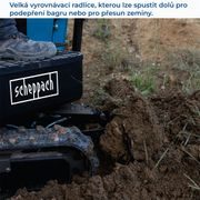 SCHEPPACH EXC 815 - MINIBAGR - NAKLADAČE, MINIBAGRY - STAVEBNÍ TECHNIKA