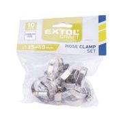 EXTOL CRAFT SPONY HADICOVÉ NEREZ, BALENÍ 10KS, 25-40MM, 70505 - SPONY NA HADICE - ZAHRADA