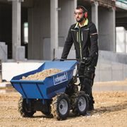 SCHEPPACH DP 3000 KOLOVÝ PŘEPRAVNÍK 4X4 S NOSNOSTÍ 300 KG A MECHANICKÝM SKLÁPĚNÍM KORBY - MOTOROVÉ A AKU VOZÍKY, KOLEČKA, MINIDUMPER - STAVEBNÍ TECHNIKA