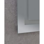 KOUPELNOVÉ ZRCADLO S LED OSVĚTLENÍM, PROTIZAMLŽOVACÍ FUNKCÍ A REGULACÍ JASU, MR07-50×80 HARD | MR07-50×80 HARD PROCRAFT - ZRCADLA - SANITA