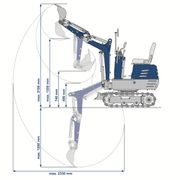 SCHEPPACH EXC 815 - MINIBAGR - NAKLADAČE, MINIBAGRY - STAVEBNÍ TECHNIKA