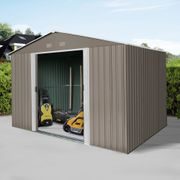 RIWALL PRO RMSA 8X10 BROWN ZAHRADNÍ DOMEK KOVOVÝ 3 X 2,4 M SE SEDLOVOU STŘECHOU HNĚDÝ - ZAHRADNÍ DOMKY - DŮM A DOMÁCNOST, ELEKTRO..