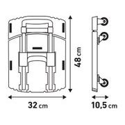 EXTOL PREMIUM VOZÍK SKLÁDACÍ, NOSNOST AŽ 200KG/6KOLEČEK, 8856009 - TRANSPORTNÍ PLOŠINY A PODVOZKY - DÍLNA A GARÁŽ