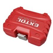 EXTOL PREMIUM HLAVICE NA UVOLŇOVÁNÍ ŠROUBŮ A MATIC, SADA 10KS, 3/8", 10-19MM, CRMO, 8818141 - VYTAHOVAČE ŠROUBŮ - DÍLNA A GARÁŽ