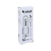 EXTOL CRAFT ZÁMEK VISACÍ LITINOVÝ, PRODLOUŽENÝ, 52MM, 93252 - ZÁMKY VISACÍ - DÍLNA A GARÁŽ