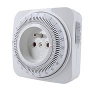 ČASOVÝ SPÍNAČ MECHANICKÝ, DENNÍ 24H., INTERVAL 15MIN, VYPÍNAČ, ČTVERCOVÝ - ELEKTRO - DŮM A DOMÁCNOST, ELEKTRO..