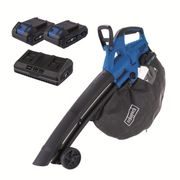 SCHEPPACH BC-BLV720-X-SET S2 2X20 V IXES AKU VYSAVAČ/FOUKAČ 4V1 + 2X 2AH BATERIE + DUÁLNÍ NABÍJEČKA 2,4 A - AKU VYSAVAČ LISTÍ{% if kategorie.adresa_nazvy[0] != zbozi.kategorie.nazev %} - ZAHRADA{% endif %}