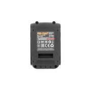 BATERIE AKUMULÁTOROVÁ 20V LI-ION, 2000MAH USB TYPE C PROCRAFT 20/2C | 20/2C PROCRAFT - PŘÍSLUŠENSTVÍ PROCRAFT - NÁHRADNÍ DÍLY