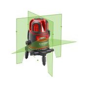 EXTOL PREMIUM LASER ZELENÝ LINIOVÝ, KŘÍŽOVÝ SAMONIVELAČNÍ, 1H X 4V (+6D), 8823312 - LINIOVÉ LASERY - MĚŘÍCÍ TECHNIKA