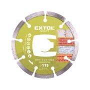 EXTOL CRAFT KOTOUČ DIAMANTOVÝ ŘEZNÝ SEGMENTOVÝ - SUCHÉ ŘEZÁNÍ, O 115X22,2X2MM, 108811 - DIA KOTOUČ 115 MM{% if kategorie.adresa_nazvy[0] != zbozi.kategorie.nazev %} - PŘÍSLUŠENSTVÍ{% endif %}