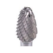 EXTOL INDUSTRIAL FRÉZA KARBIDOVÁ, KULATÝ OBLOUK, PR.10X20MM/STOPKA 6MM,SEK STŘEDNÍ (DOUBLE-CUT), 8703754 - STOPKOVÉ FRÉZKY - PŘÍSLUŠENSTVÍ