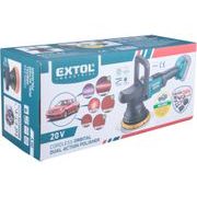 EXTOL INDUSTRIAL LEŠTIČKA ORBITÁLNÍ AKU SHARE20V, 150MM, BRUSHLESS, 2AH, 8791844 - AKU LEŠTIČKY - AKU NÁŘADÍ