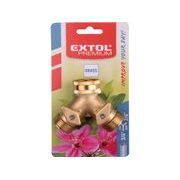 EXTOL PREMIUM ROZDVOJKA S VENTILEM, 3/4", MOSAZ, 8876042 - MOSAZNÉ SPOJKY - ZAHRADA