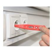 EXTOL PREMIUM ZKOUŠEČKA NAPĚTÍ DIGITÁLNÍ S DISPLEJEM 12-220V, DÉLKA 146MM, PRO AC/DC (STŘÍDAVÝ/STEJNOSMĚRNÝ PROUD), 8831210 - ZKOUŠEČKY NAPĚTÍ, MULTIMETRY - MĚŘÍCÍ TECHNIKA