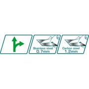 TOTAL NŮŽKY NA PLECH PŘEVODOVÉ, INDUSTRIAL, 250MM, ROVNÉ A DOPRAVA, THT523106 - NŮŽKY NA PLECH - RUČNÍ NÁŘADÍ