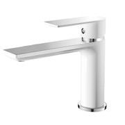 UMYVADLOVÁ BATERIE MIXXUS PREMIUM ALEX 001 LONG (NUT) WHITE-CHROME, BÍLÝ-CHROM | ALEX 001 LONG (NUT) WHITE-CHROME PROCRAFT - UMYVADLOVÉ BATERIE{% if kategorie.adresa_nazvy[0] != zbozi.kategorie.nazev %} - SANITA{% endif %}