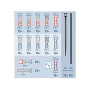 EXTOL PREMIUM KLEŠTĚ ODIZOLOVACÍ/KRIMPOVACÍ A KONCOVKY, SADA 231KS, 210MM/0,2-6MM2, 8831126 - KLEŠTĚ - RUČNÍ NÁŘADÍ