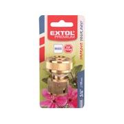 EXTOL PREMIUM RYCHLOSPOJKA NA HADICI, 3/4", STOP VENTIL, MOSAZ, 8876004 - MOSAZNÉ SPOJKY - ZAHRADA