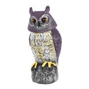 PLAŠIČ PTÁKŮ SOVA 43CM /SVÍTÍCÍ OČI, OTÁČEJÍCÍ SE HLAVA/ - HUBIČE HMYZU - DŮM A DOMÁCNOST, ELEKTRO..