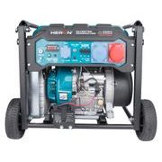 HERON ELEKTROCENTRÁLA DIGITÁLNÍ INVERTOROVÁ, 9KW, EL. START, DÁLKOVÉ OVLÁDANÍ, PODVOZEK, 8896235 - TŘÍFÁZOVÉ ELEKTROCENTRÁLY - ELEKTROCENTRÁLY