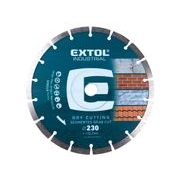 EXTOL INDUSTRIAL KOTOUČ DIAMANTOVÝ ŘEZNÝ SEGMENTOVÝ GRAB CUT, SUCHÉ ŘEZÁNÍ, O 230X22,2X2,8MM, 8703035 - DIA KOTOUČ 230 MM{% if kategorie.adresa_nazvy[0] != zbozi.kategorie.nazev %} - PŘÍSLUŠENSTVÍ{% endif %}