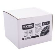 EXTOL PREMIUM KOTOUČ LAMELOVÝ ŠIKMÝ Z BRUSNÉHO KORUNDOVÉHO ROUNA, O 125MM, P60-HRUBÝ, 8803384 - LAMELOVÉ KOTOUČE - PŘÍSLUŠENSTVÍ