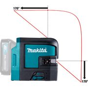 MAKITA SK106DZ - AKU KŘÍŽOVÝ LASER CXT, BEZ AKU Z - LINIOVÉ LASERY - MĚŘÍCÍ TECHNIKA