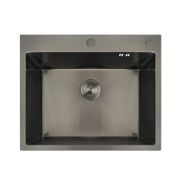 NEREZOVÝ DŘEZ MIXXUS MH6050 GRAPHITE SE SIFONEM, GRAFITOVÝ | MH6050 GRAPHITE MIXXUS - DŘEZY{% if kategorie.adresa_nazvy[0] != zbozi.kategorie.nazev %} - SANITA{% endif %}