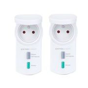 EXTOL LIGHT ZÁSUVKA DÁLKOVĚ OVLÁDANÁ, VENKOVNÍ IP44, 2KS, ROZŠIŘUJÍCÍ SADA, IP44, DOSAH 30M, 43803 - DOMACÍ AUTOMATIZACE - ZÁSUVKY, TERMOSTATY{% if kategorie.adresa_nazvy[0] != zbozi.kategorie.nazev %} - DŮM A DOMÁCNOST, ELEKTRO..{% endif %}
