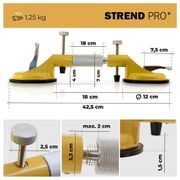 DRŽÁK NA SKLO, 2 PŘÍSAVKY, NOSNOST 80KG - PŘÍSAVKY NA SKLO - DÍLNA A GARÁŽ