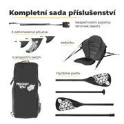 PADDLEBOARD SET PROCRAFT TRAVEL SUP350 | SUP350 PROCRAFT - DOPLŇKY A VYCHYTÁVKY - DŮM A DOMÁCNOST, ELEKTRO..