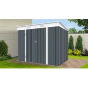 RIWALL PRO RMSP 6X8 ANTHRACITE ZAHRADNÍ DOMEK KOVOVÝ 2,4 X 1,8 M S PULTOVOU STŘECHOU ANTRACIT - ZAHRADNÍ DOMKY - DŮM A DOMÁCNOST, ELEKTRO..