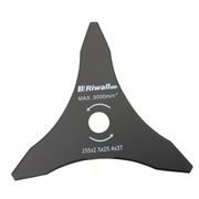 RIWALL PRO TROJZUBÝ ZAČÍ NŮŽ PRO KŘOVINOŘEZY ( 255 X 2,5 X 25,4 MM ) - ŽACÍ LISTY - NOŽE{% if kategorie.adresa_nazvy[0] != zbozi.kategorie.nazev %} - ZAHRADA{% endif %}