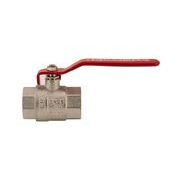 KULOVÝ KOHOUT PÁKOVÝ ČERVENÝ, KR.214 1"FF | KR.214 1"FF PROCRAFT - PŘÍSLUŠENSTVÍ (KOHOUTY, ŠROUBENÍ,...) - SANITA