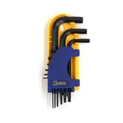 ŠESTIHRANNÉ KLÍČE SADA IMBUS S KULIČKOU 9 KS, 1.5, 2, 2.5, 3, 4, 5, 6, 8, 10 MM, CRV | 02-08-9309 KUBIS - IMBUSOVÉ KLÍČE - RUČNÍ NÁŘADÍ