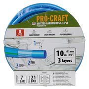ZAHRADNÍ HADICÍ PROCRAFT PR-3KGH1310 3 VRSTVY, 1/2" 10M | PR-3KGH1310 PROCRAFT - HADICE 1/2" - ZAHRADA