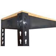 STŮL PRACOVNÍ S POLICÍ RACKS PWB60, 1830X1830X900MM, MAX. 350KG - PRACOVNÍ STOLY - DÍLNA A GARÁŽ