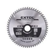 EXTOL PREMIUM KOTOUČ PILOVÝ S SK PLÁTKY, O 210X3,0X30MM, 60T, 8803237 - PRŮMĚR 190, 200, 210 A 216{% if kategorie.adresa_nazvy[0] != zbozi.kategorie.nazev %} - PŘÍSLUŠENSTVÍ{% endif %}