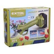 EXTOL CRAFT NŮŽKY ZAHRADNICKÉ AKU, BRUSHLESS, 20V LI-ION, 2AH, 402456 - AKU NŮŽKY NA VĚTVE - ZAHRADA